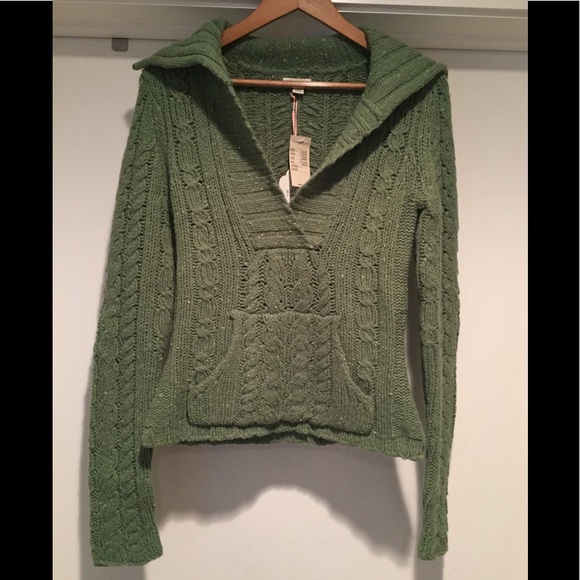 American Eagle Outfitters Sweaters - American Eagle Shawl Neck Wool Blend Sweater